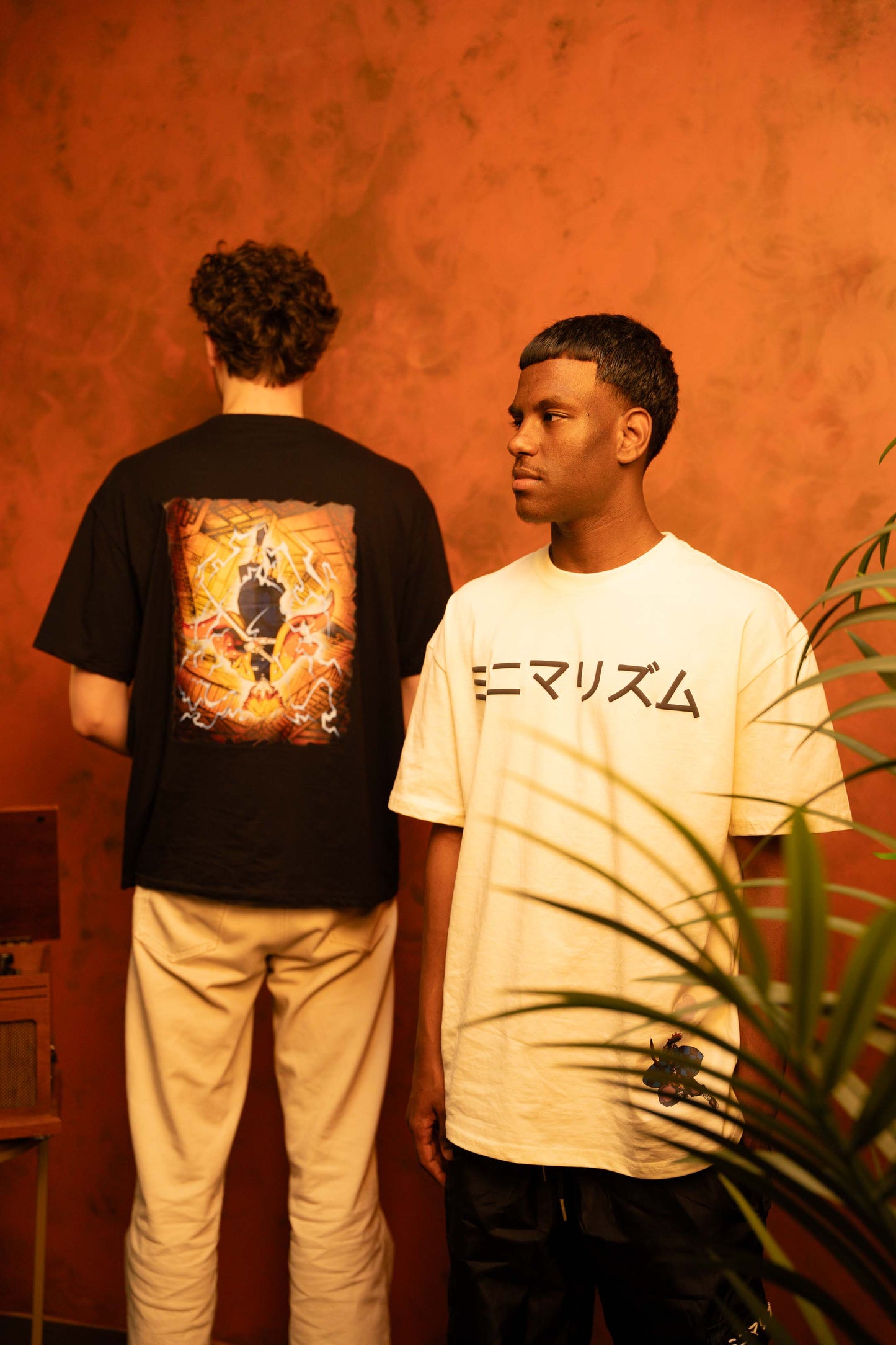 'THUNDER' Black Oversized Summer T Shirt