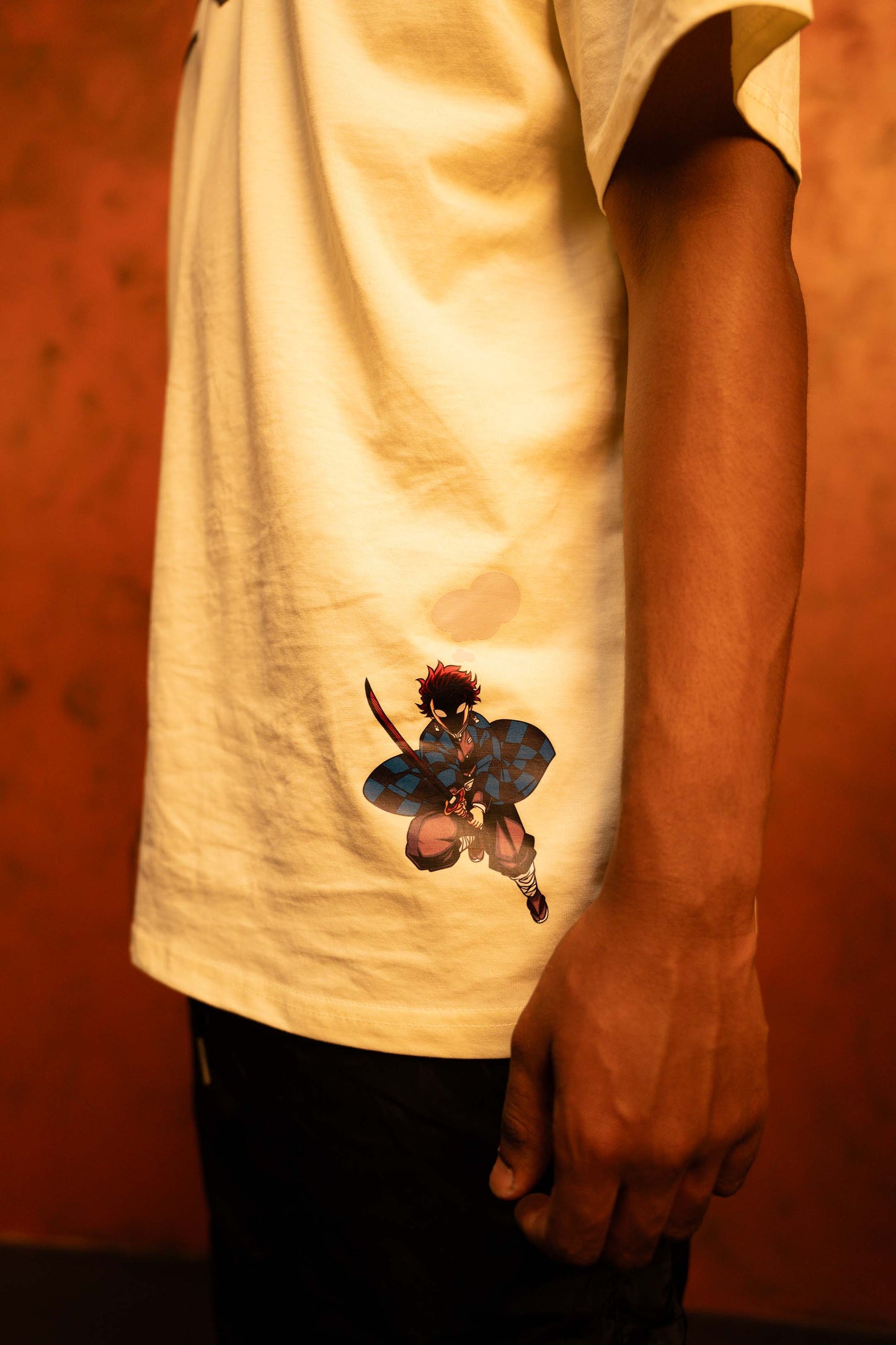 'PERSEVERANCE' Ecru Oversized Summer T Shirt