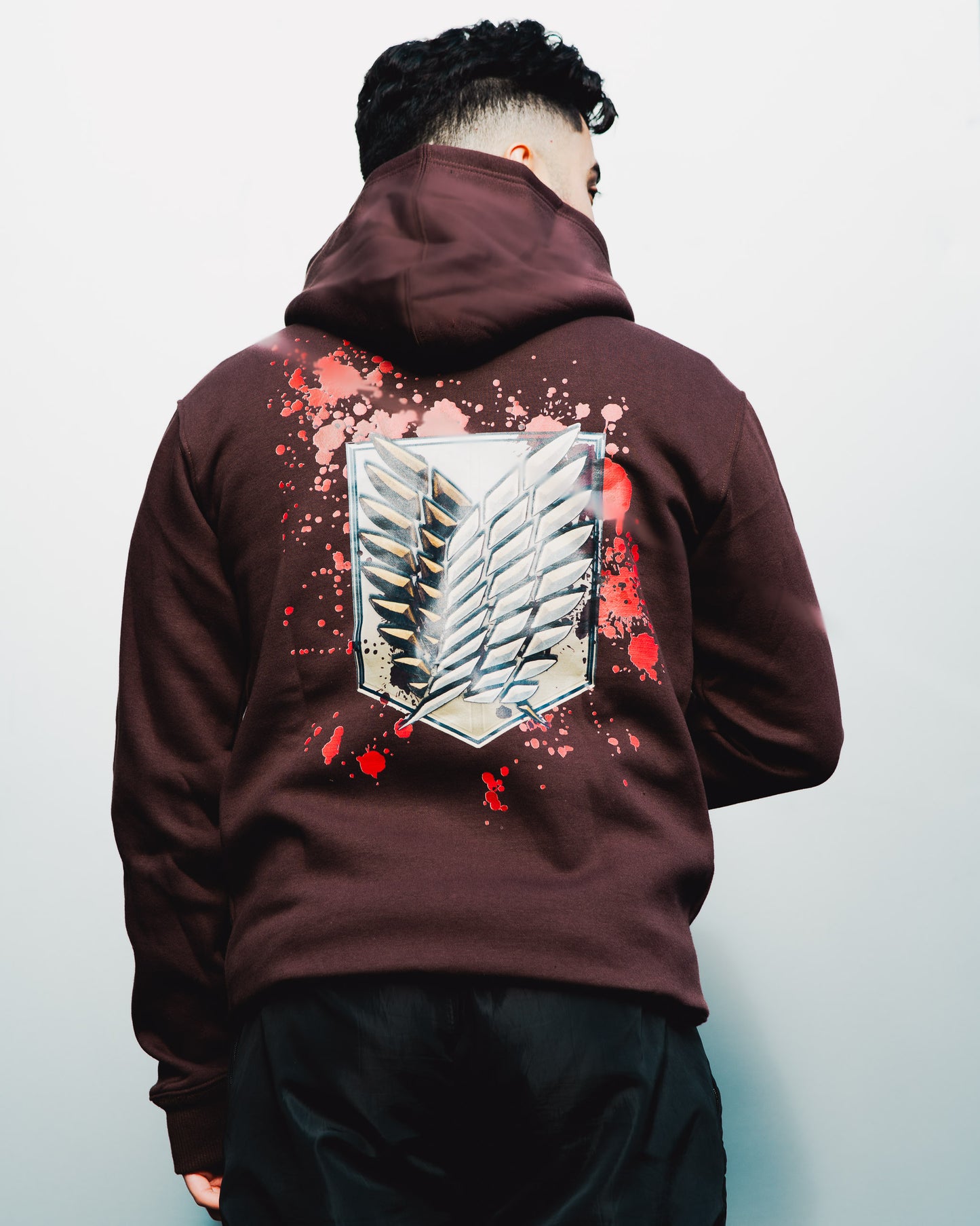 Chocolate Brown Wings of Freedom Hoodie